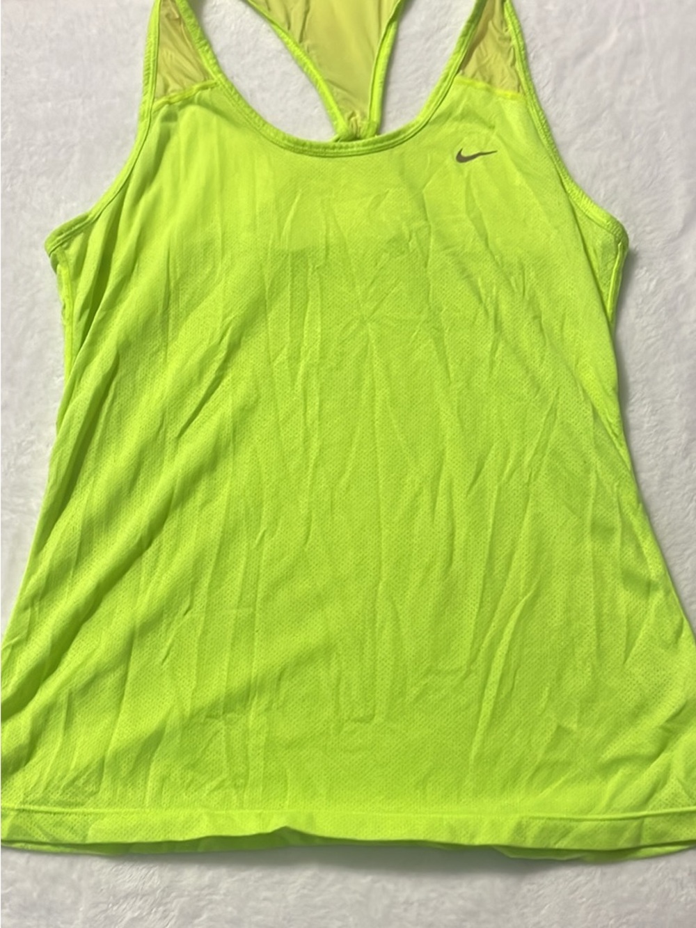 Nike Women’s Neon Lime Racerback Tank Top